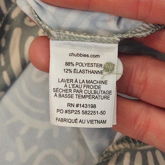 Chubbies Screen Saver Performance Polo Shirt Mens Size L Golf Retro Athletic - Picture 10 of 12